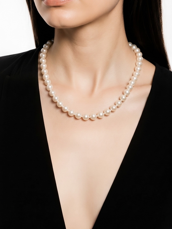 Monet Jewelry - Monet Faux Pearl Necklace Cream Off White